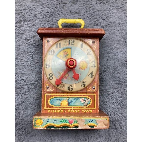 Vintage fisher price 1962 tick tock teaching clock - Picture 1 of 8